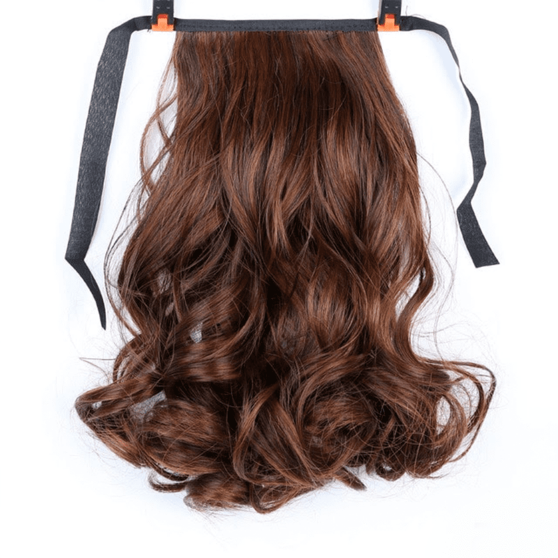 Pelo sintético castaño