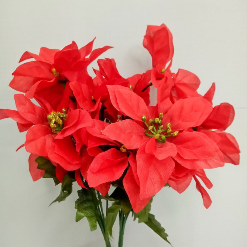 Flores de pascua sintéticas