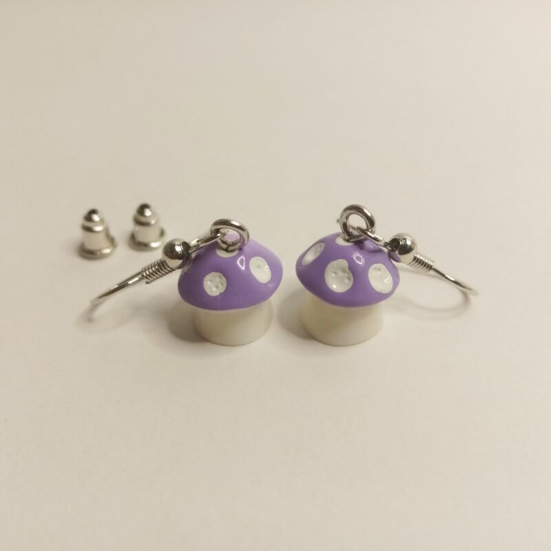 Pendientes de honguitos