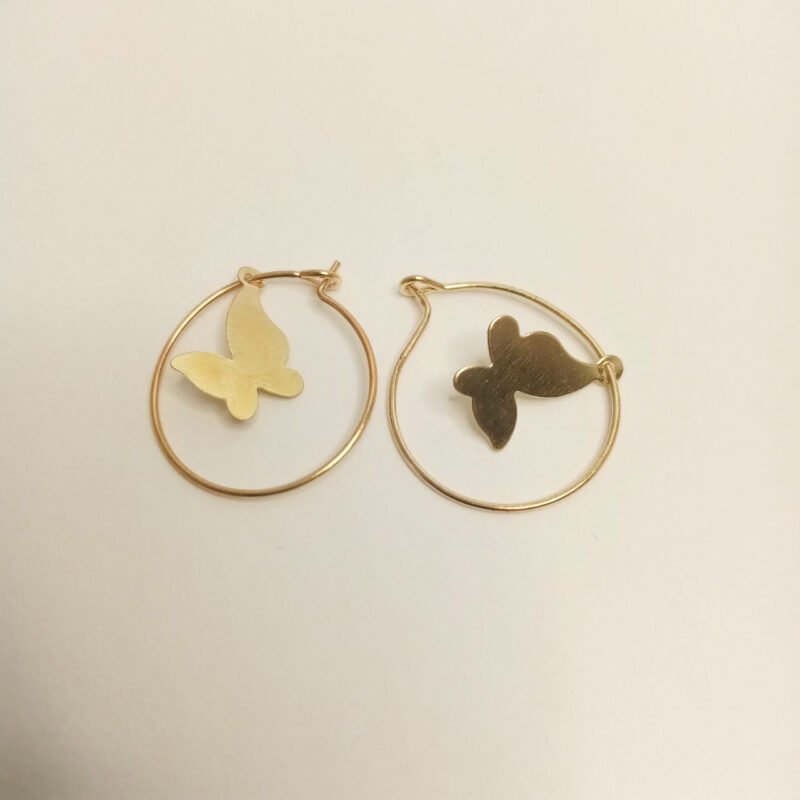 Pendientes de mariposa