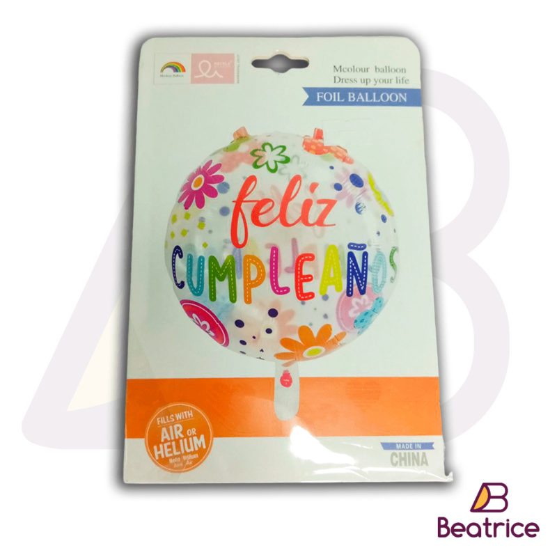 Globo feliz cumpleaños